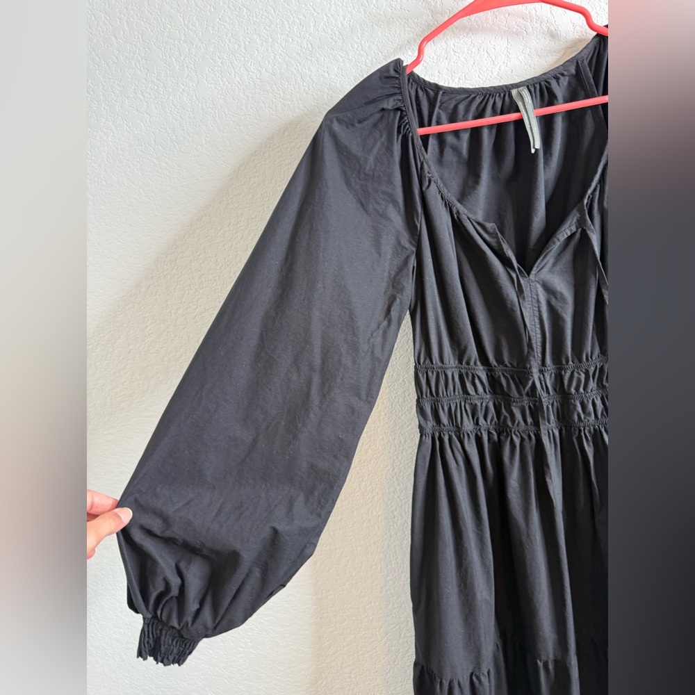 Anthropologie The Somerset Maxi Dress:
Puff-Sleeve Edition Black Sz Small - Picture 9 of 16